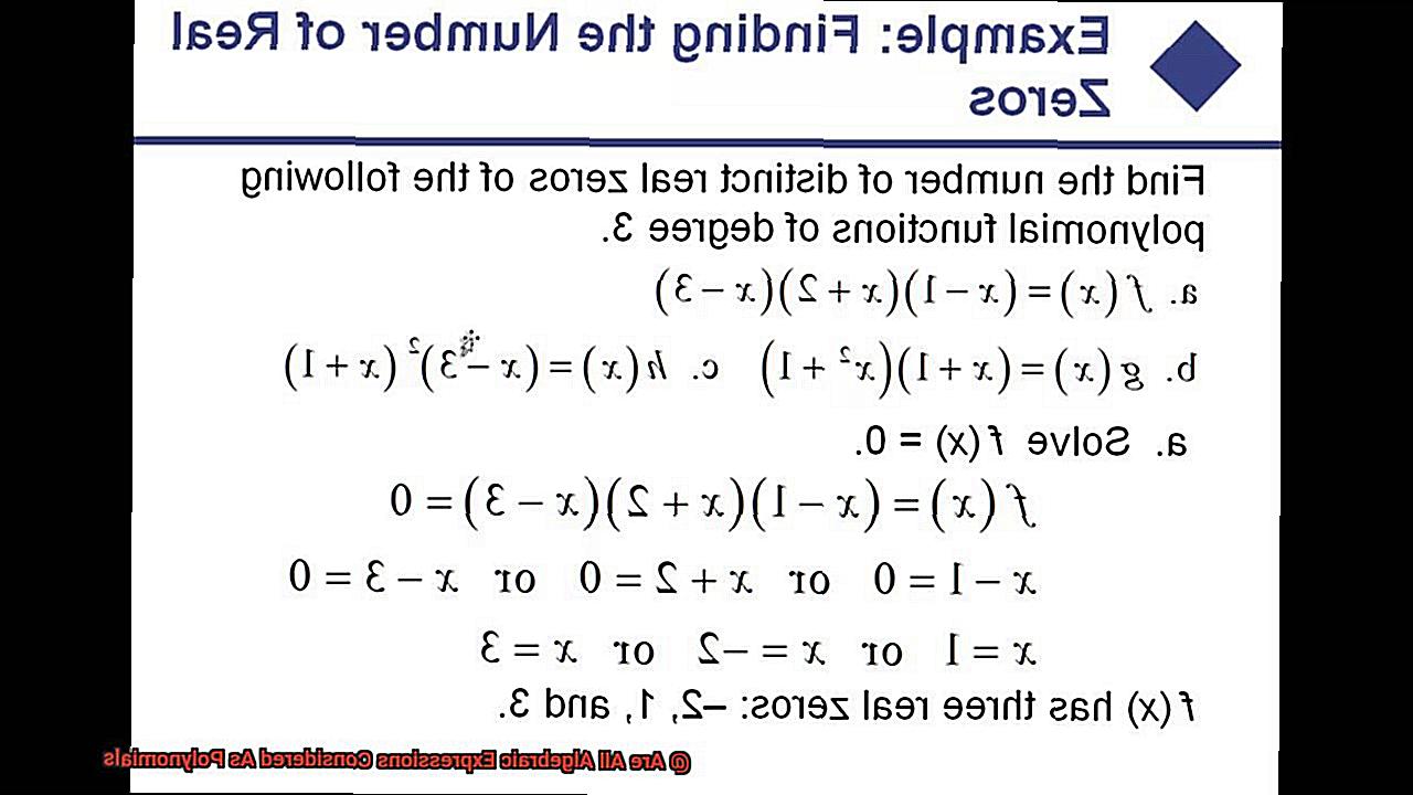 Are All Algebraic Expressions Considered As Polynomials-3